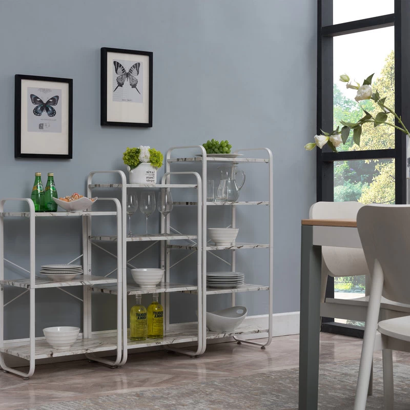 Liese 3-Piece White Transitional Storage Organizer Set 2 Liese 3-Piece White Transitional Storage Organizer Set - Image 2