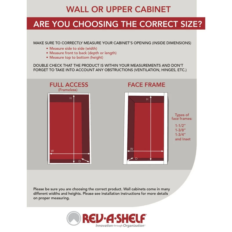 Wood Wall Cabinet Spice Rack Organizer, 16.5" 4 Wood Wall Cabinet Spice Rack Organizer, 16.5" - Image 4