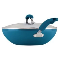 Aluminum Nonstick Stir Fry Pan With Glass Lid, Marine Blue Gradient -High End Kitchen 6ec139b5080014ca 8497 w800 h800 b1 p0