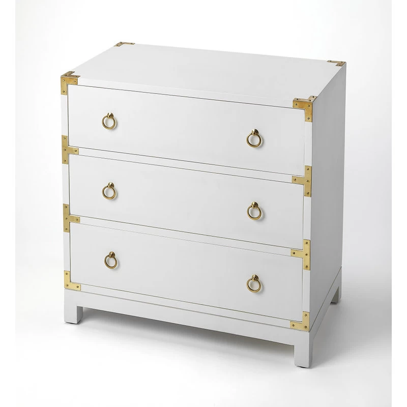 Butler Forster Glossy White Chest 2 Butler Forster Glossy White Chest - Image 2