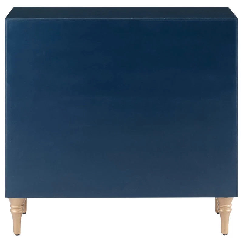 Madison Park Rubrix 3-Drawer Chest, Navy 6 Madison Park Rubrix 3-Drawer Chest, Navy - Image 6