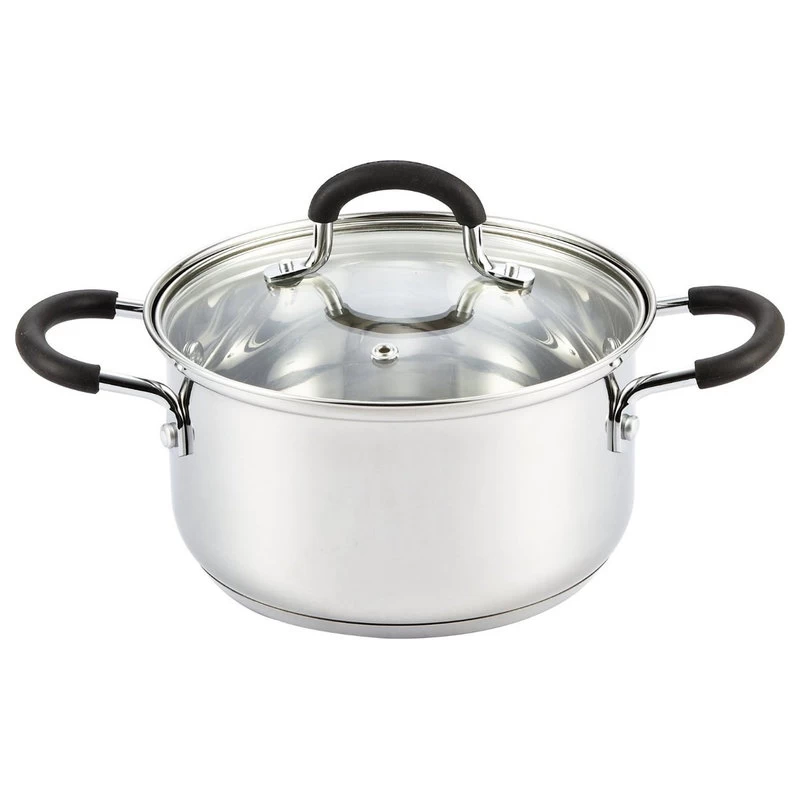 Cook N Home Stainless Steel Casserole With Lid, 2.7 Quart 1 Cook N Home Stainless Steel Casserole With Lid, 2.7 Quart