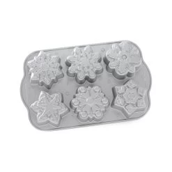 Nordic Ware Cast Aluminum Frozen Snowflake Cakelet Pan