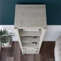 Cottage Grove Tall Narrow 5 Shelf Bookcase In Cottage White - Engineered Wood 8 Cottage Grove Tall Narrow 5 Shelf Bookcase In Cottage White - Engineered Wood -High End Kitchen 7451ce880ffa939a 2089 w800 h800 b0 p0