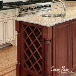 28-Bottle Trimmable Wine Rack Lattice Panel Inserts, Red Oak 17 28-Bottle Trimmable Wine Rack Lattice Panel Inserts, Red Oak -High End Kitchen 7671f5ca0dc043b5 0035 w800 h800 b0 p0