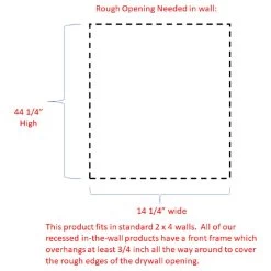 Fruitville Shaker Style Frameless Recessed Wood Pantry Cabinet, 14x44, Primed Gr -High End Kitchen 777194c502a78de4 7580 w800 h800 b1 p0