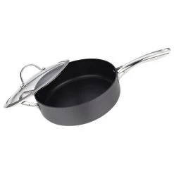 Cooks Standard 5Qt Hard Anodize Premium Grade Nonstick Saute Pan With Cover, 11"