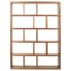 Berlin 5 Levels Bookcase, 150 Cm., Walnut