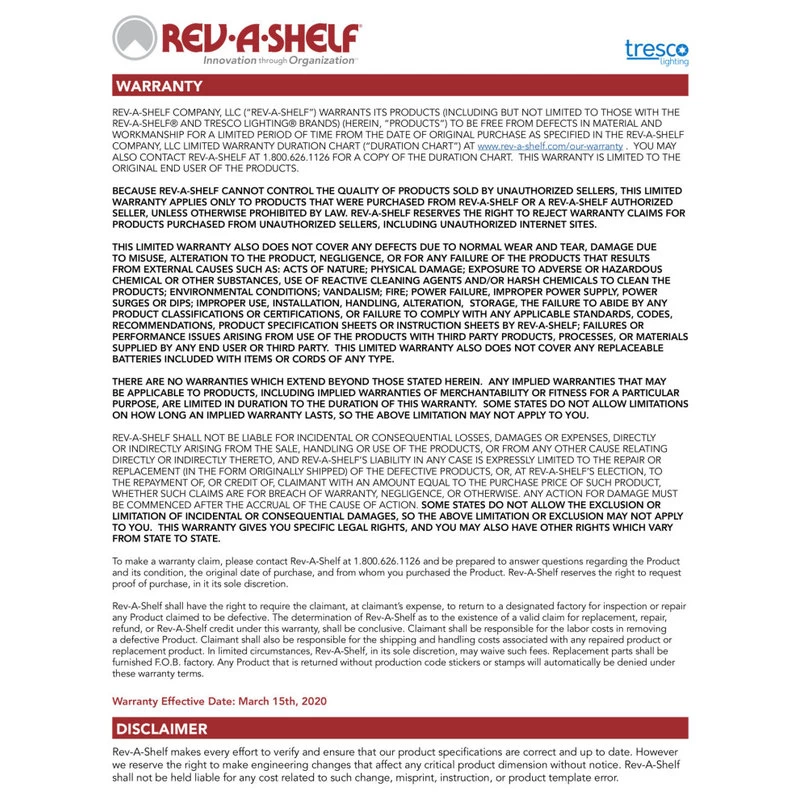 Wood Base Filler Pull Out Organizer For New Kitchen Applications, 9" 8 Wood Base Filler Pull Out Organizer For New Kitchen Applications, 9" - Image 8