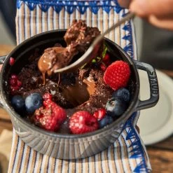 Staub Cast Iron 0.5-qt Round Cocotte - Graphite Grey -High End Kitchen 7e91b8ff0fd928ea 9004 w800 h800 b0 p0