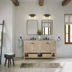 The Kerry Bathroom Vanity, Double Sink, 60", Natural, Freestanding -High End Kitchen 8101752903d99baf 7519 w800 h800 b0 p0