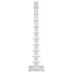 Sapiens 60" Bookcase Tower, White