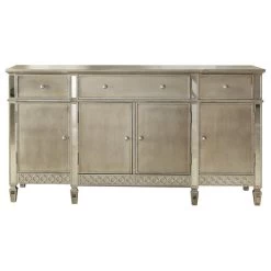 Acme Kacela Glam Mirrored Server, Champagne