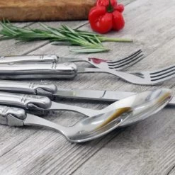 Laguiole 20-Piece Stainless Steel Flatware Set, Service For 4 By French Home -High End Kitchen 82b145590e0f7cbd 8777 w800 h800 b0 p0