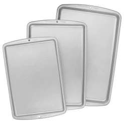 Wilton® 2105-975 Recipe Right® Non-Stick Cookie Pan Set, 3-Piece