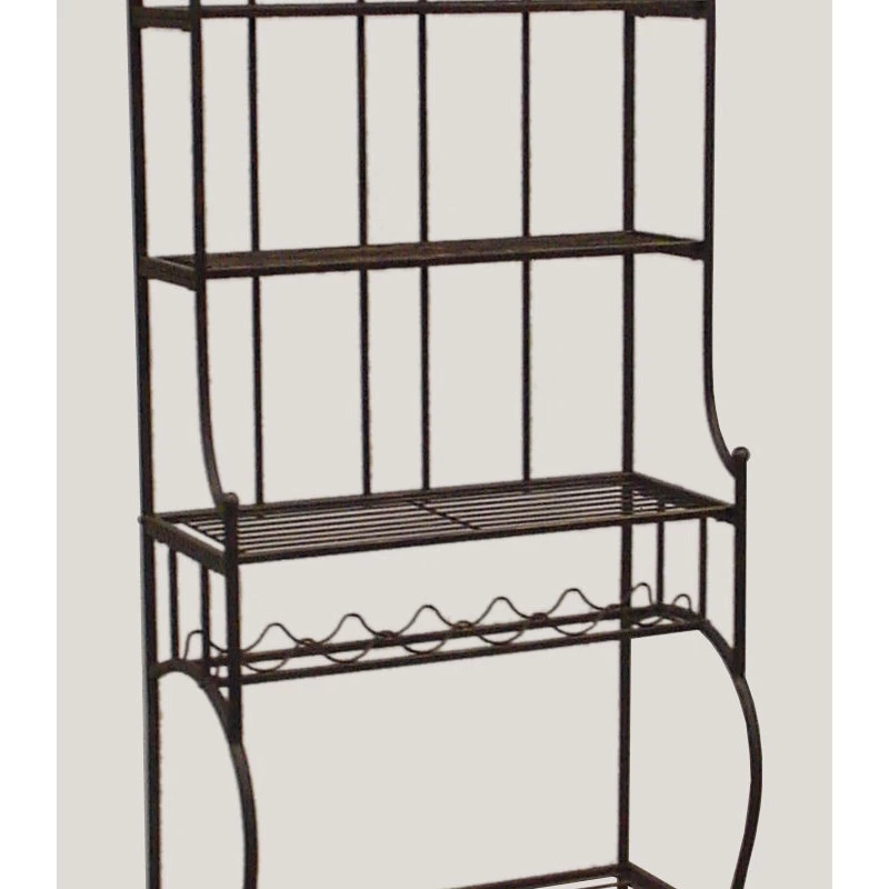Hillsdale Camelot Baker's Rack, Black Gold 2 Hillsdale Camelot Baker's Rack, Black Gold - Image 2