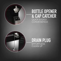 Permasteel 80 Quart Portable Rolling Patio Cooler, Black -High End Kitchen 8c61fb7600c8d58b 4603 w800 h800 b0 p0