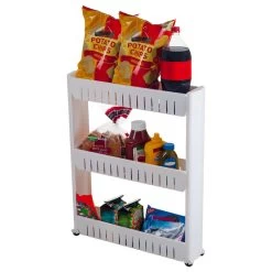 Mobile Shelving Unit Organizer With 3 Large Storage Baskets By Everyday Home 6 Mobile Shelving Unit Organizer With 3 Large Storage Baskets By Everyday Home -High End Kitchen 8c7197a90a4e7de5 3478 w800 h800 b1 p0