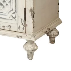 Accentrics Home Two Door Fleur De Lis Accent Chest With White DS-P017017A 9 Accentrics Home Two Door Fleur De Lis Accent Chest With White DS-P017017A -High End Kitchen 8db18d9301df58af 6835 w800 h800 b0 p0