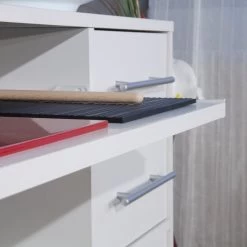 Marius Low Microwave Cart, White -High End Kitchen 8f21699b0afac324 1509 w800 h800 b0 p0