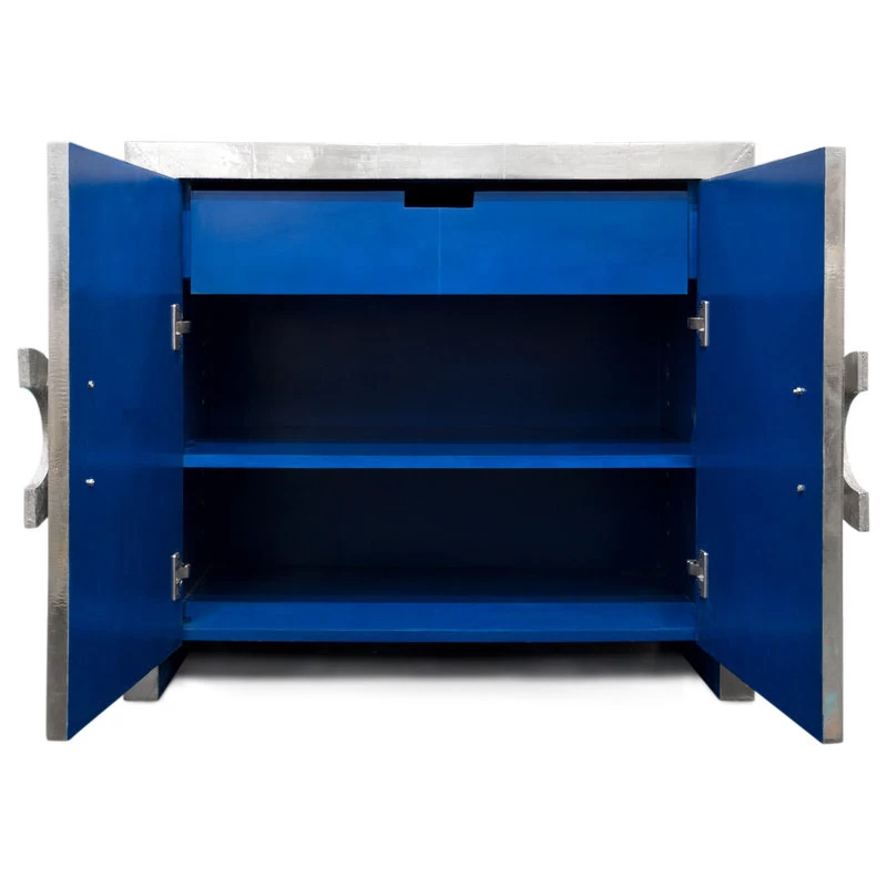 Jonathan Adler Talitha Cabinet, Nickel 5 Jonathan Adler Talitha Cabinet, Nickel - Image 5