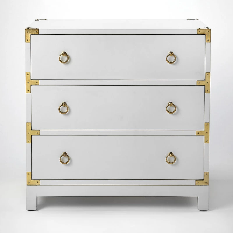 Butler Forster Glossy White Chest 3 Butler Forster Glossy White Chest - Image 3