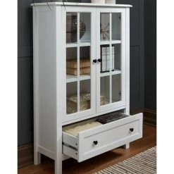 Miranda White Accent Cabinet -High End Kitchen 91919b800f40440c 8418 w800 h800 b0 p0