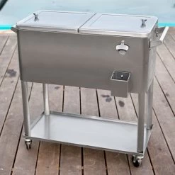 Patio Cooler, Stainless, 80 Qt. 10 Patio Cooler, Stainless, 80 Qt. -High End Kitchen 91e1043c00c79f4a 5542 w800 h800 b0 p0