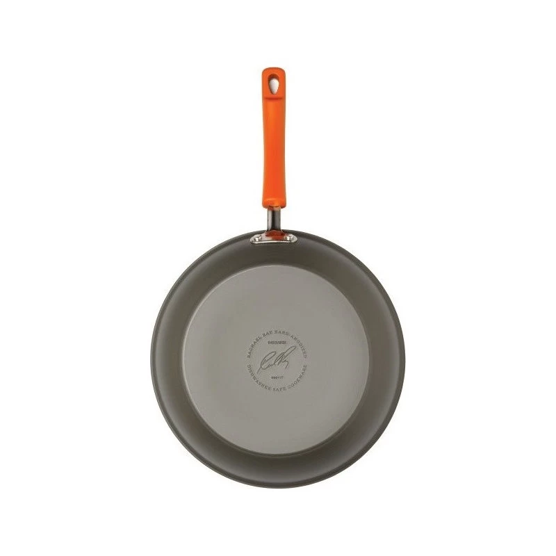 Hard-Anodized Ii Nonstick 10" Skillet, Gray With Orange Handle 4 Hard-Anodized Ii Nonstick 10" Skillet, Gray With Orange Handle - Image 4