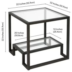 Hudson & Canal Athena Side Table, Blackened Bronze 9 Hudson & Canal Athena Side Table, Blackened Bronze -High End Kitchen 9ee1fa0c037e2260 1737 w800 h800 b1 p0