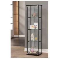 Coaster Curio Cabinet In Black Finish 950171