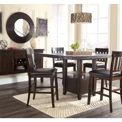 Haddigan Dining Room Server, Casual Style, Dark Brown -High End Kitchen a5c16aa40f404314 4229 w800 h800 b0 p0