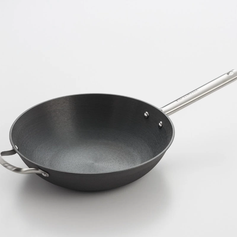 13" Cast Iron Chinese Wok 2 13" Cast Iron Chinese Wok - Image 2