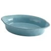 Cucina Stoneware 2-Quart Oval Baker, Agave Blue