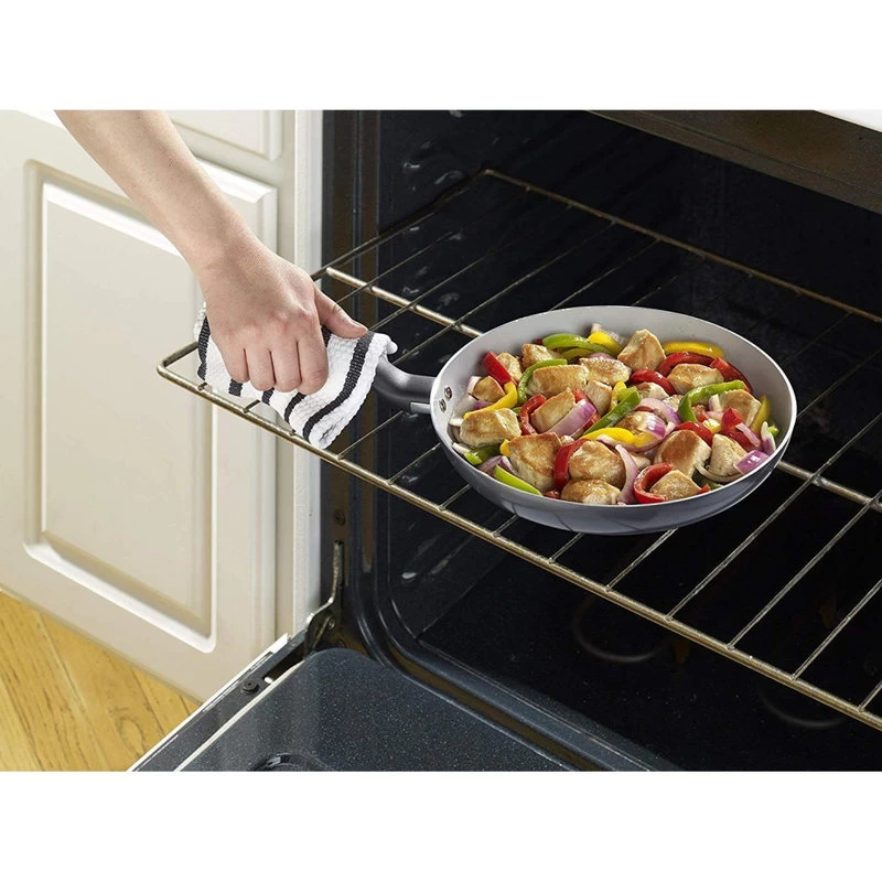 Initiatives Ceramic Black 8.5" And 10.5" Fry Pan Set 4 Initiatives Ceramic Black 8.5" And 10.5" Fry Pan Set - Image 4