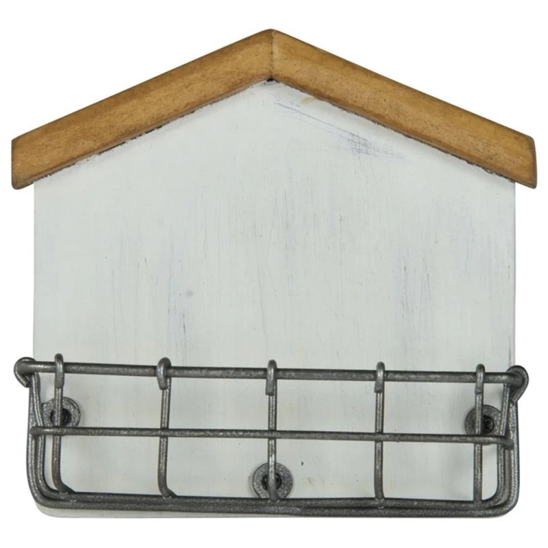 House Shaped Business Card Holder Metal And Wood 1 House Shaped Business Card Holder Metal And Wood
