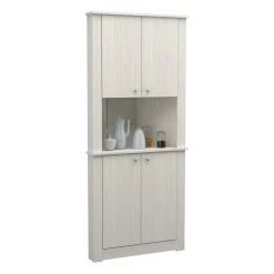 Inval 4-Door Engineered Wood Corner Pantry Storage Cabinet In Washed Oak -High End Kitchen aaf1d1f00f66deaa 8951 w800 h800 b1 p0