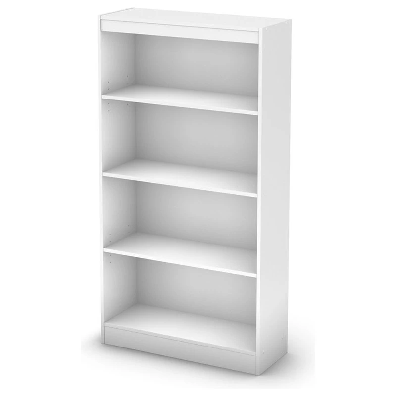 South Shore Furniture South Shore Axess 4-Shelf Bookcase, Pure White 1 South Shore Furniture South Shore Axess 4-Shelf Bookcase, Pure White