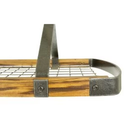 Enclume 45" Oval Ceiling Pot Rack Hammered Steel W Tigerwood W 18 Hooks 5 Enclume 45" Oval Ceiling Pot Rack Hammered Steel W Tigerwood W 18 Hooks -High End Kitchen b8118b6f097a35e7 3356 w800 h800 b1 p0