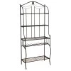 Hillsdale Camelot Baker's Rack, Black Gold