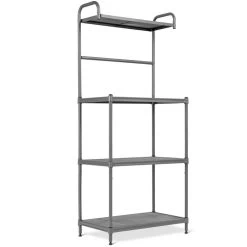 Costway 4-Tier Baker's Rack Microwave Oven Stand Shelves Storage Rack Organizer -High End Kitchen bd91fafd0c2c7f76 4966 w800 h800 b1 p0