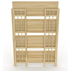 Stony Edge Folding Bookcase, 4 Shelves, 32", Natural -High End Kitchen c571ac12013900d0 5894 w800 h800 b1 p0