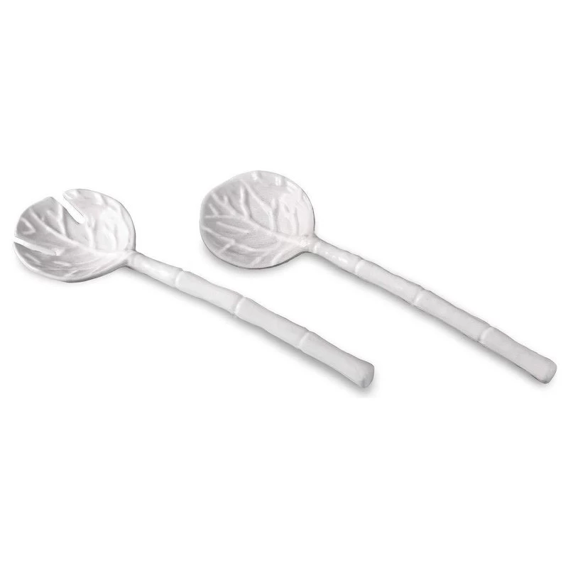 Vida Lettuce Salad Servers White 1 Vida Lettuce Salad Servers White