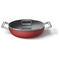 Smeg Cookware Deep Pan With Lid., Red -High End Kitchen c8d1482d02a35a72 6148 w800 h800 b1 p0