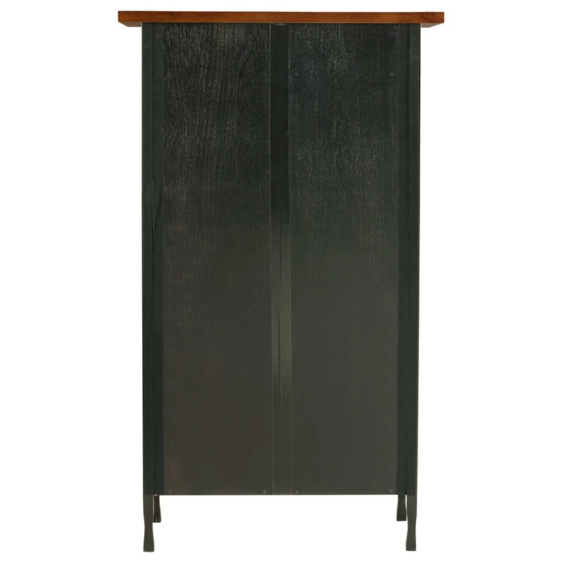 Leick Ironcraft Mantel Height Brown Wood Bookcase With Drawer Storage 2 Leick Ironcraft Mantel Height Brown Wood Bookcase With Drawer Storage - Image 2