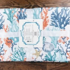 Coralee Indoor Outdoor 100% Polyester Tablecloth, 52"x70" -High End Kitchen cea1f6f10ee7a387 0322 w800 h800 b0 p0