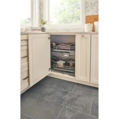 Solid Surface 2-Shelf Blind Corner Organizer For Blind Left Cabinet, Gray, 33" 14 Solid Surface 2-Shelf Blind Corner Organizer For Blind Left Cabinet, Gray, 33" -High End Kitchen cec12773025859e3 8040 w800 h800 b0 p0