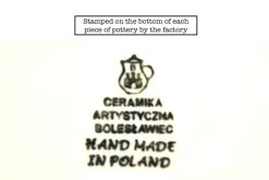 Polish Pottery Mug - 16 Oz. Bistro - Wisteria 6 Polish Pottery Mug - 16 Oz. Bistro - Wisteria -High End Kitchen ceramika artystyczna polish pottery mug 16 oz bistro wisteria 812 1473a c p1000000023664