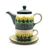 Polish Pottery Tea Time For One - Daffodil