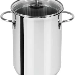 6.3" Cristel Mutine Collection Stainless Steel Asparagus Pot Stainless Steel